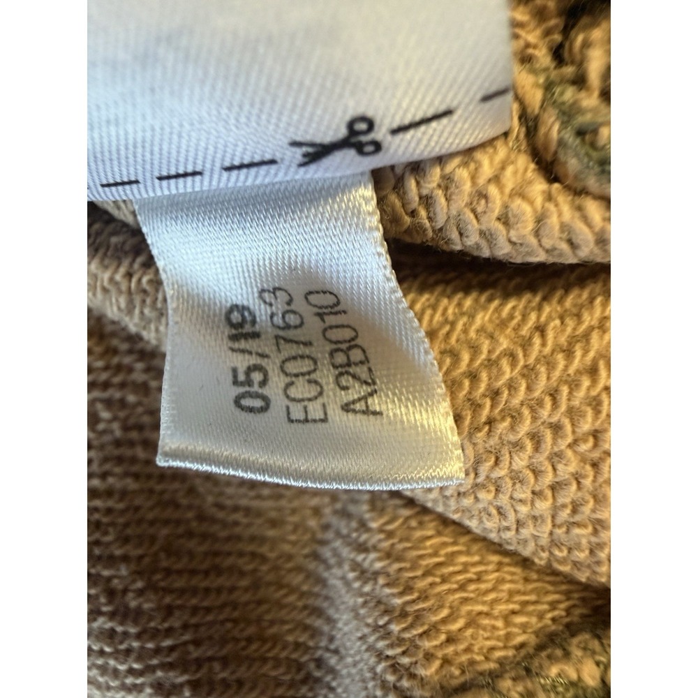 Adidas Originals Womens Cropped Camo Quarter Zip Utility Sweatshirt Large - Picture 6 of 12